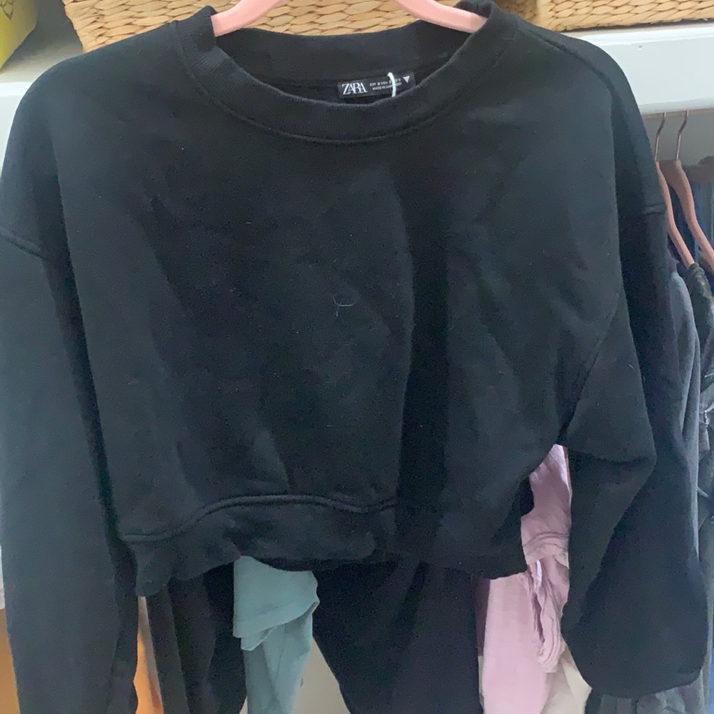 Zara cropped sweater
